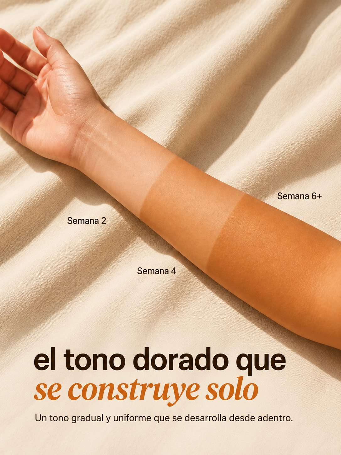 GLOW+ Suplemento Bronceador en Polvo